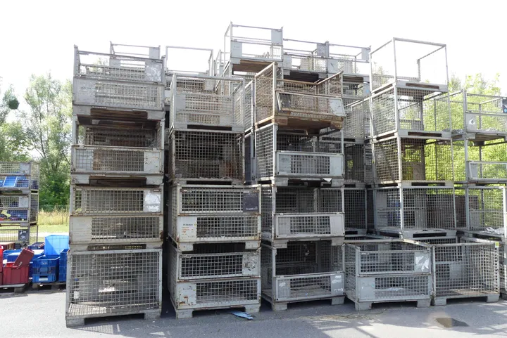 Konvolut Gitterboxen Umfang: 5 Reihen